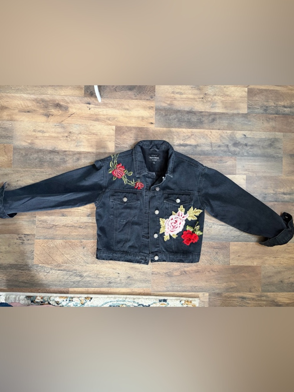 Haute Monde Black Embittered a Denim Jacket